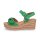 Gabor Damen Plateau Keilsandalette gr&uuml;n
