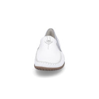 Gabor Damen Mokassin wei&szlig; silber