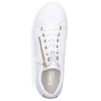 Gabor Damen Sneaker wei&szlig; platin