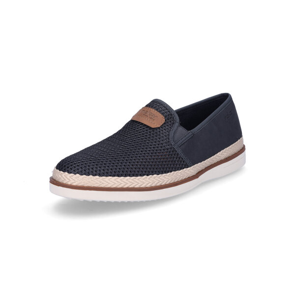 Rieker Herren Slipper blau