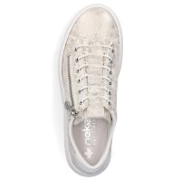 Rieker Damen Plateau Sneaker beige gold