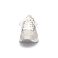 Rieker Damen Sneaker beige metallic