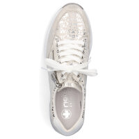 Rieker Damen Sneaker beige metallic
