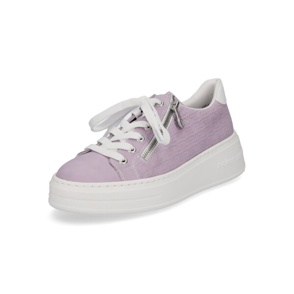 Rieker Damen Plateau Sneaker flieder