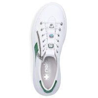 Rieker Damen Plateau Sneaker wei&szlig;