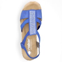 Rieker Damen Sandale blau