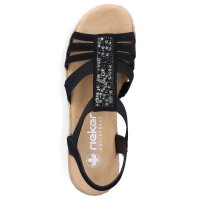 Rieker Damen Sandale schwarz
