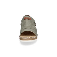 Rieker Damen Sandale gr&uuml;n braun