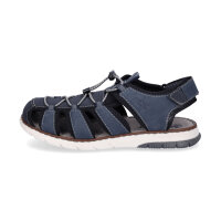 Rieker Herren Trekking Sandale blau