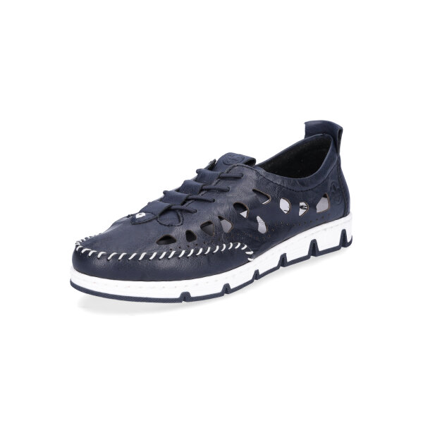 Rieker Damen Slipper pazifik blau