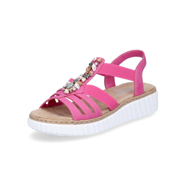 Rieker Damen Sandale pink