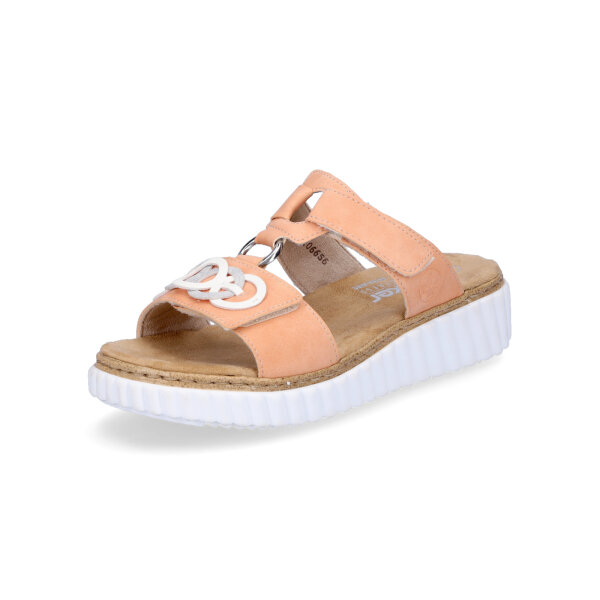 Rieker Damen Pantolette aprikot