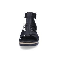 Rieker Damen Keilsandalette schwarz