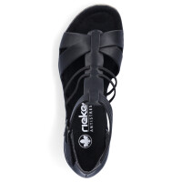Rieker Damen Keilsandalette schwarz