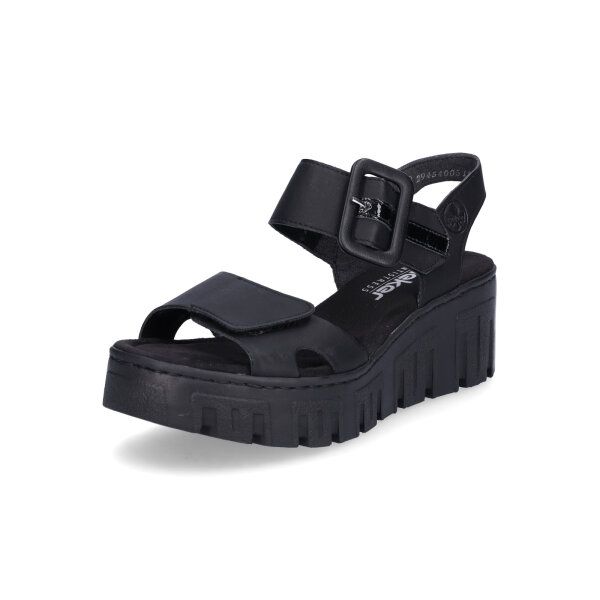 Rieker Damen Sandalette schwarz