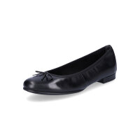 Tamaris Damen Leder Ballerina schwarz