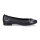 Tamaris Damen Leder Ballerina schwarz
