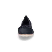 Tamaris Damen Leder Ballerina blau