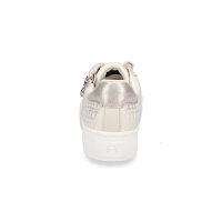 Tamaris Damen Plateau Sneaker beige gold