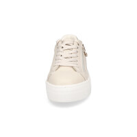 Tamaris Damen Plateau Sneaker beige gold