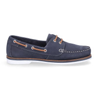 Tamaris Damen Leder Mokassin blau