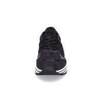 Tamaris Damen Sneaker schwarz Glitzer