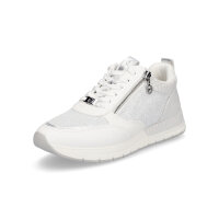 Tamaris Damen Sneaker weiß Glitzer