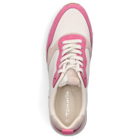 Tamaris Damen Sneaker fuchsia wei&szlig;