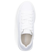 Tamaris Damen Plateau Sneaker wei&szlig;