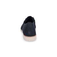 Tamaris Damen Leder Loafer blau