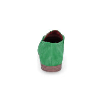 Tamaris Damen Leder Slipper gr&uuml;n