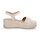 Tamaris Damen Plateau Sandalette beige