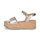 Tamaris Damen Plateau Sandalette gold metallic
