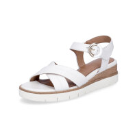 Tamaris Damen Keilsandalette weiß