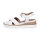 Tamaris Damen Keilsandalette wei&szlig;