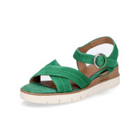 Tamaris Damen Keilsandalette grün