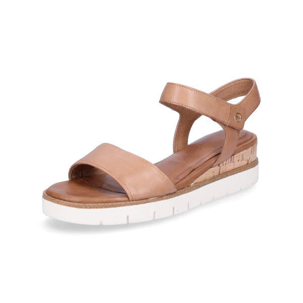 Tamaris Damen Keilsandalette braun