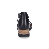 Tamaris Damen Keilsandalette schwarz