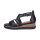Tamaris Damen Keilsandalette schwarz
