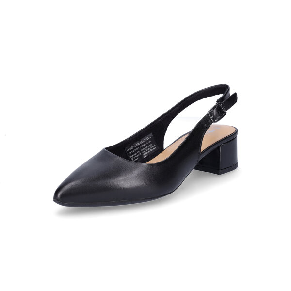Tamaris Damen Leder Slingpumps schwarz
