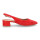 Tamaris Damen Leder Slingpumps rot