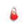 Tamaris Damen Leder Slingpumps rot