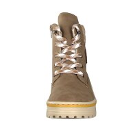 Rieker Damen Schn&uuml;rboot beige