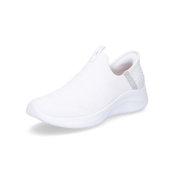 Skechers Damen Slip-in Sneaker Ultra Flex 3.0 Cozy Streak wei&szlig;