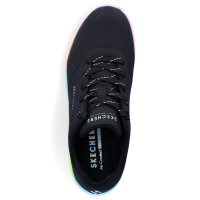Skechers Damen Sneaker Uno Rainbow Souls schwarz multi