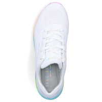 Skechers Damen Sneaker Uno Rainbow Souls wei&szlig; multi