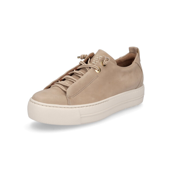 Paul Green Damen Leder Sneaker beige
