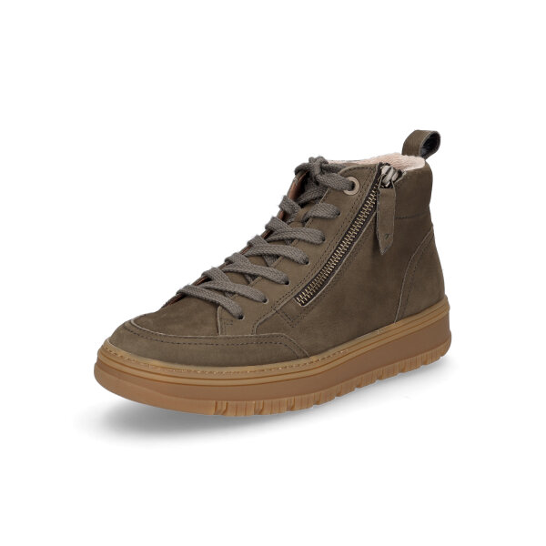 Paul Green Damen High-Top Sneaker olivgr&uuml;n