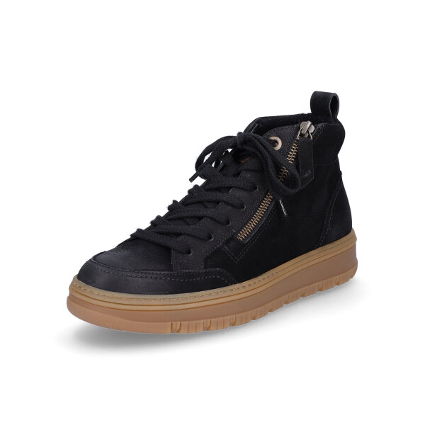 Paul Green Damen High-Top Sneaker schwarz