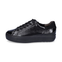 Paul Green Damen Sneaker schwarz Lack